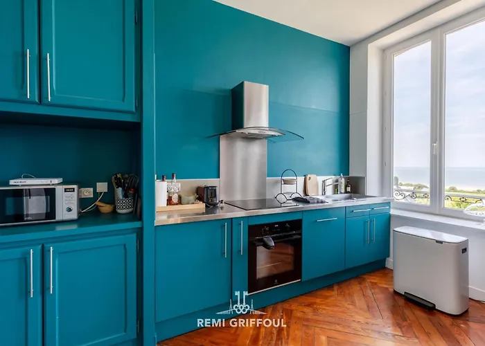 La Tour De L'estuaire Sea View & Shared Garden 6 Guests Дом отдыха Онфлёр